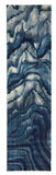 Waves Modern Indigo Rug