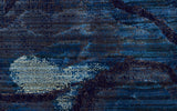 Waves Modern Indigo Rug