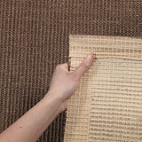 Natural Sisal Rug Boucle Brown