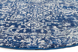 Contrast Navy Transitional Rug