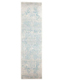 Glacier White Blue Transitional Rug