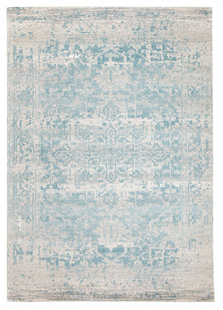 Glacier White Blue Transitional Rug