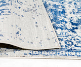 Horizon White Navy Transitional Rug