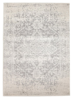 Dream White Silver Transitional Rug