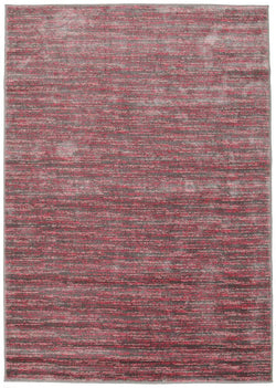 Pandora Contemporary Stripe Rug Pink Grey