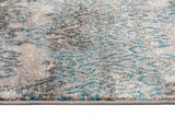 Hanna Lace Rug Blue Natural