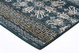 Urban Tribe Designer Rug Blue