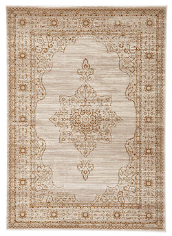 Kings Court Designer Rug Ivory Beige