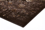 Royal Kashan Designer Rug Chocolate Brown