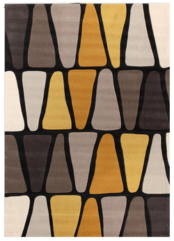 Rock Star Brown And Gold Rug