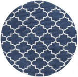 Lattice Navy Rug