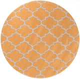 Lattice Orange Rug