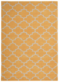 Lattice Orange Rug