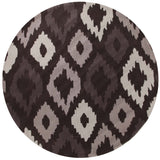 Ikat Diamonds Brown Beige Rug