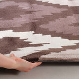 Ikat Diamonds Brown Beige Rug