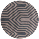 Circuit Board Taupe Rug