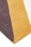 Multi Chevron Rug Yellow Brown