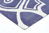 Gothic Tribal Design Rug Slate