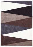 Cascade Modern Rug Brown Grey