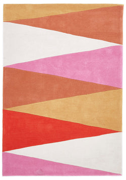 Cascade Modern Rug Rust Pink