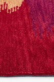 Daydream Abrash Modern Rug Crimson