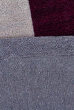 Eclipse Modern Rug Aubergine Grey