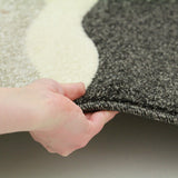 Stunning Thick Wave Rug Charcoal