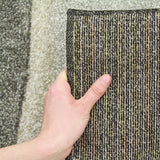 Stunning Thick Wave Rug Charcoal