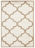 Large Modern Trellis Rug Natural