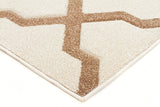 Cross Hatch Modern Rug Natural