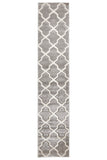 Cross Hatch Modern Rug Silver