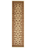 Traditional Floral Design Rug Ivory