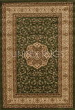 Medallion Classic Design Rug Green