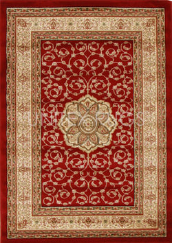 Medallion Classic Design Rug Red