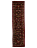 Traditional Shiraz Design Rug Burgundy Red