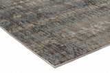 Fluid Nights Modern Blue Rug