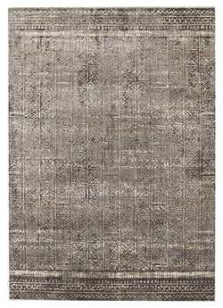 Fluid Evening Modern Grey Rug