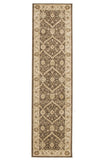 Chobi Design Rug Brown Bone