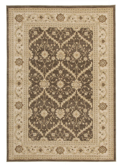 Chobi Design Rug Brown Bone