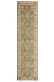 Chobi Design Rug Light Green Bone