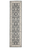 Chobi Design Rug Navy Grey Bone