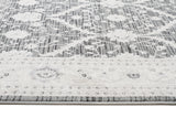 Chobi Design Rug Navy Grey Bone