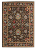 Nain Persian Design Rug Brown Red