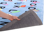 Cool Alphabet Rug Blue