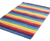 Beautiful Stripped Rainbow Kids Rugs