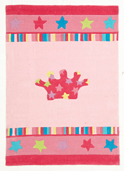 Pretty Girls Crown Rug Pink