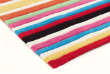 Teen Multi Coloured Stripe Rug