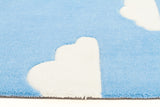 Dreamy Clouds Rug Blue