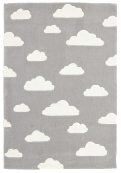 Dreamy Clouds Rug Grey