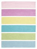 Pastel Banded Stripes Rug